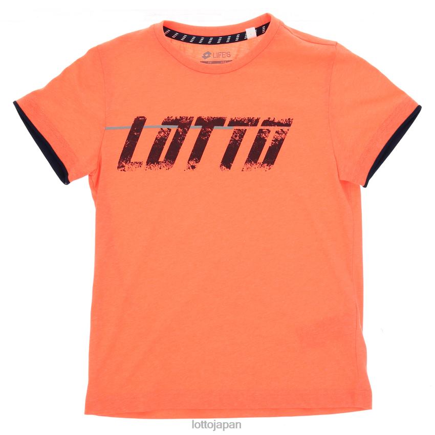 衣服 Lotto ロゴTシャツ スポーツ 子供たち NJB2J1148